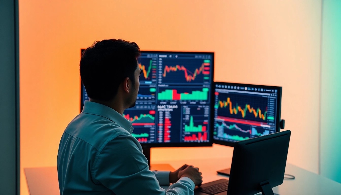 Trading view platform showcasing dynamic charts for market analysis and trading strategies for
